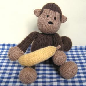 Norwood Monkey Toy Knitting Pattern