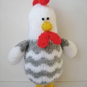 Bertie Rooster Toy Knitting Patterns