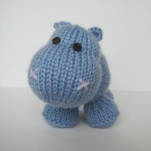 Higgins The Hippo Toy Knitting Pattern