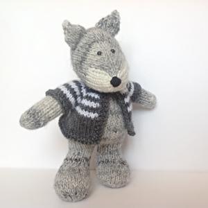 Gray Wolf Toy Knitting Patterns