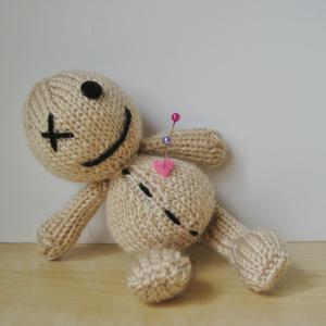 knitted voodoo doll