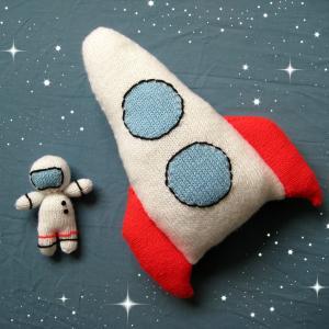 Space Rocket And Astronaut Toy Knitting Patterns