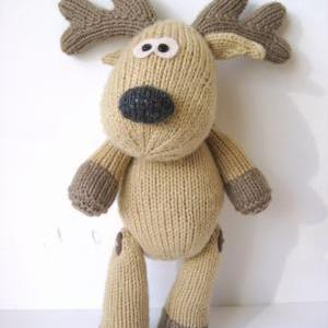 Rupert Reindeer Toy Knitting Pattern