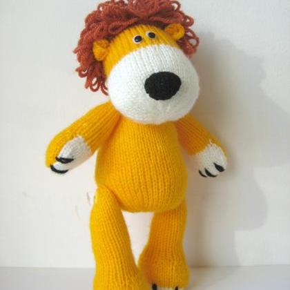 Samson The Lion Toy Knitting Pattern