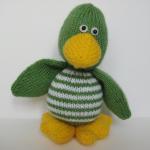 Quacky Duck Toy Knitting Pattern