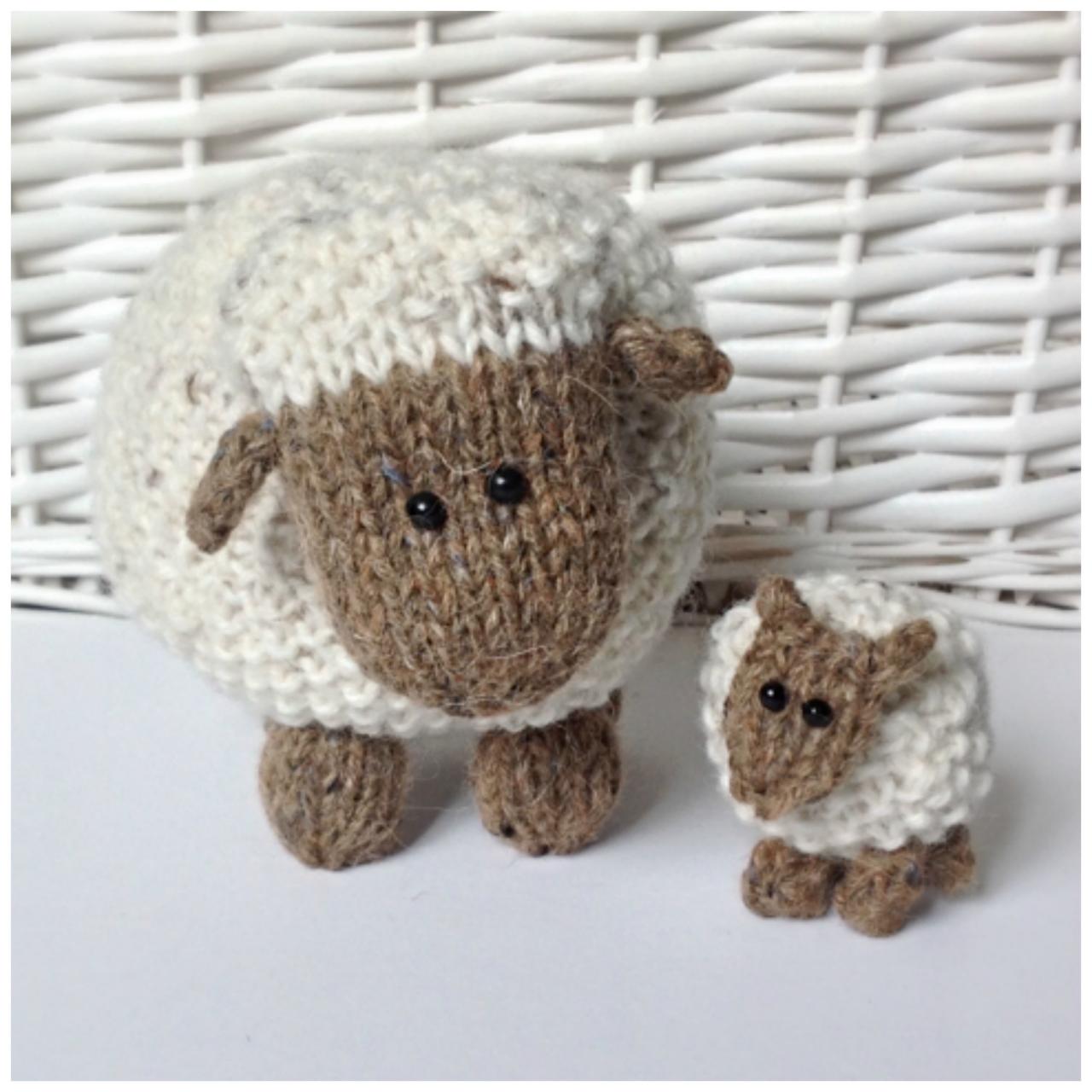 Moss The Sheep Toy Knitting Pattern