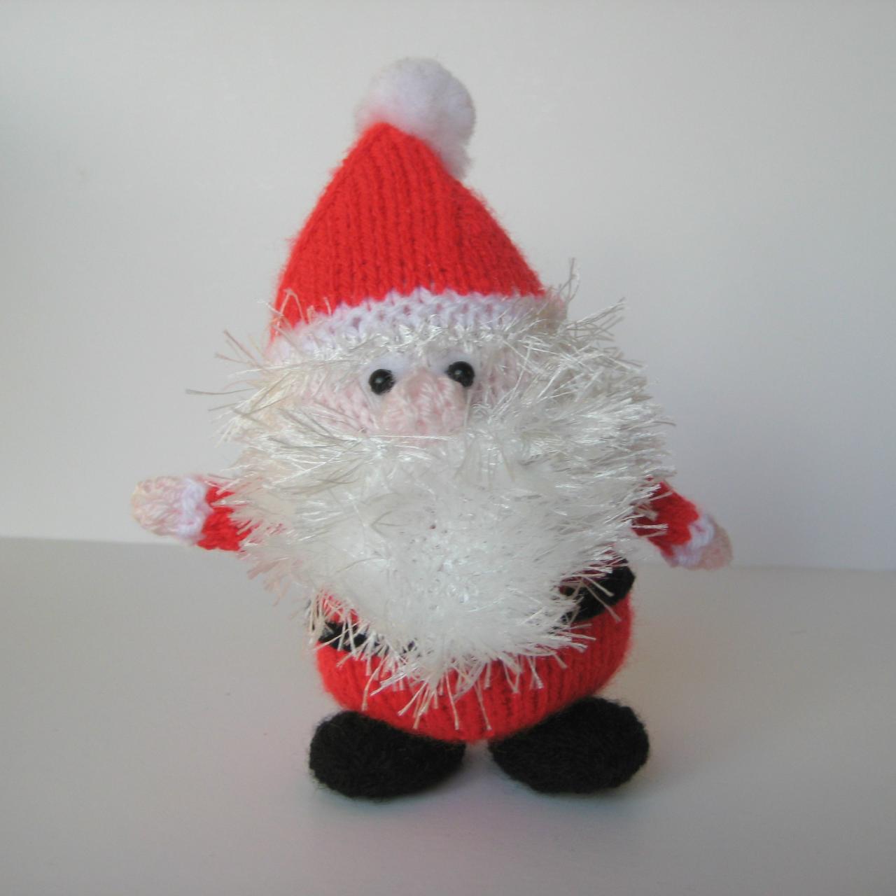 large father christmas soft toy