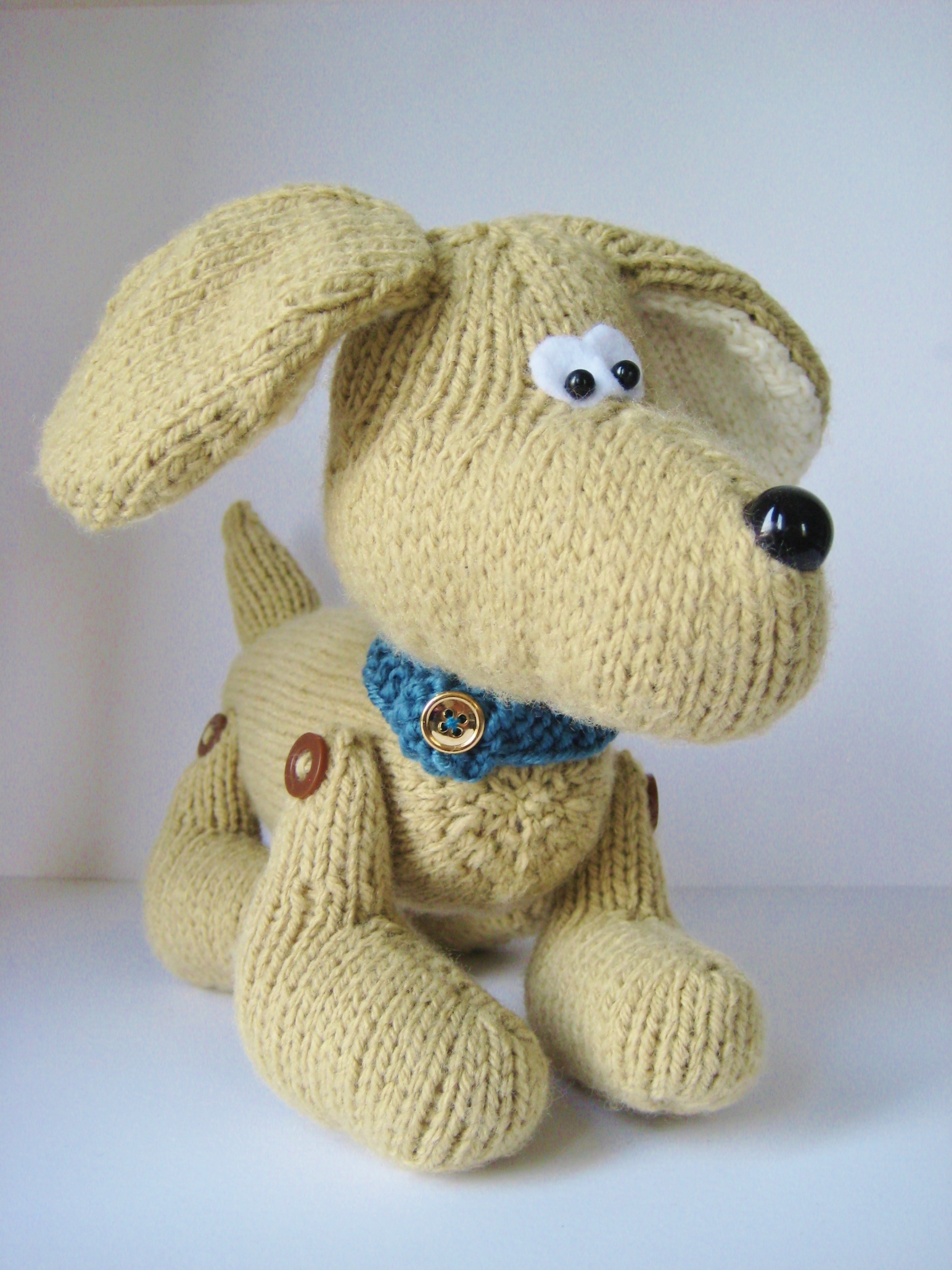 Biscuit The Dog Toy Knitting Pattern on Luulla