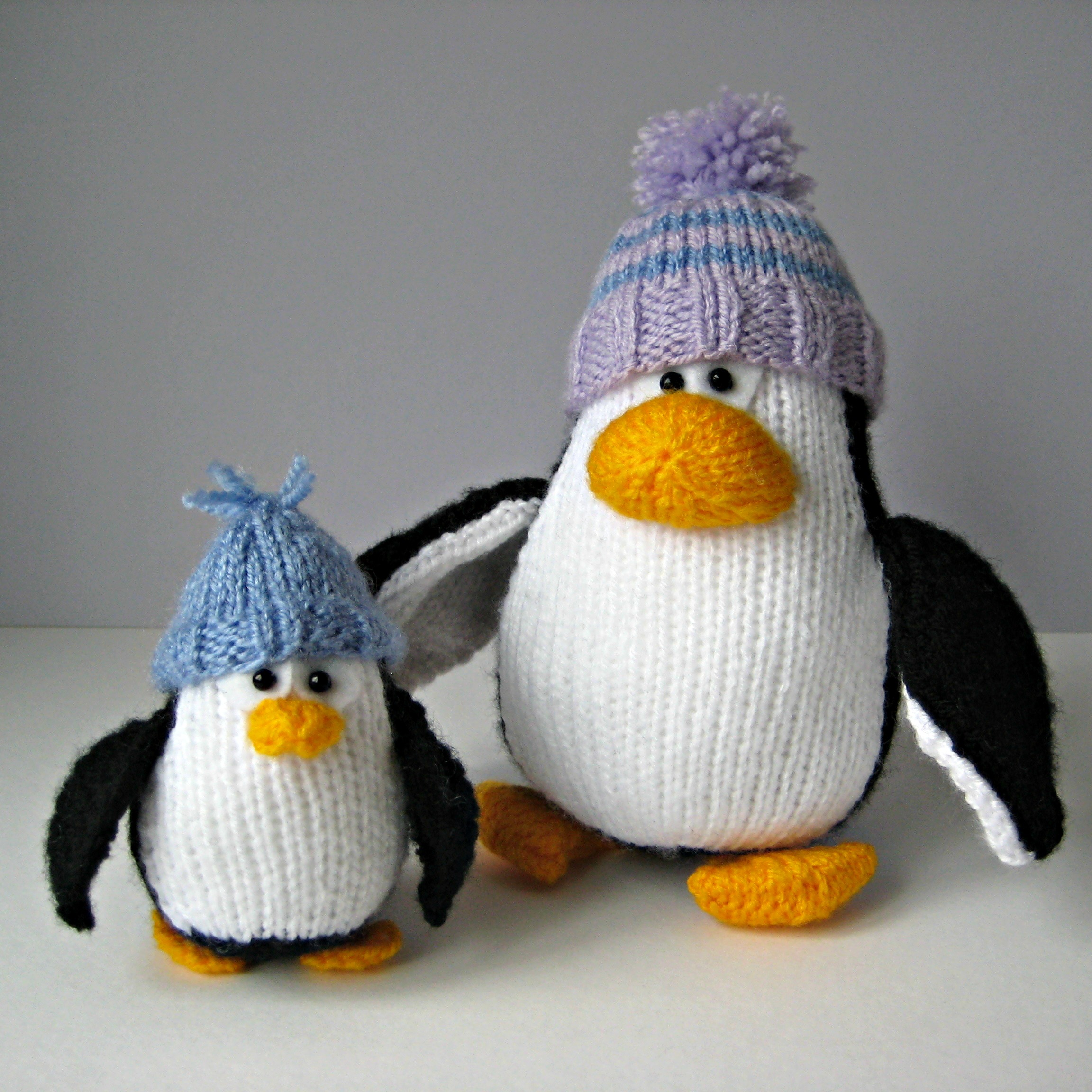 Bobble And Bubble Penguins Toy Knitting Patterns on Luulla