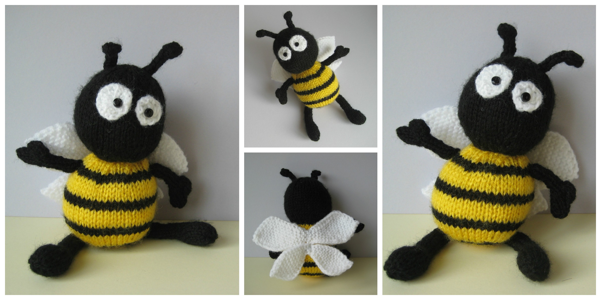 bumble bee sit on toy